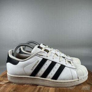 Adidas Shoes Womens 7.5 Superstar Running Sneaker White Leather